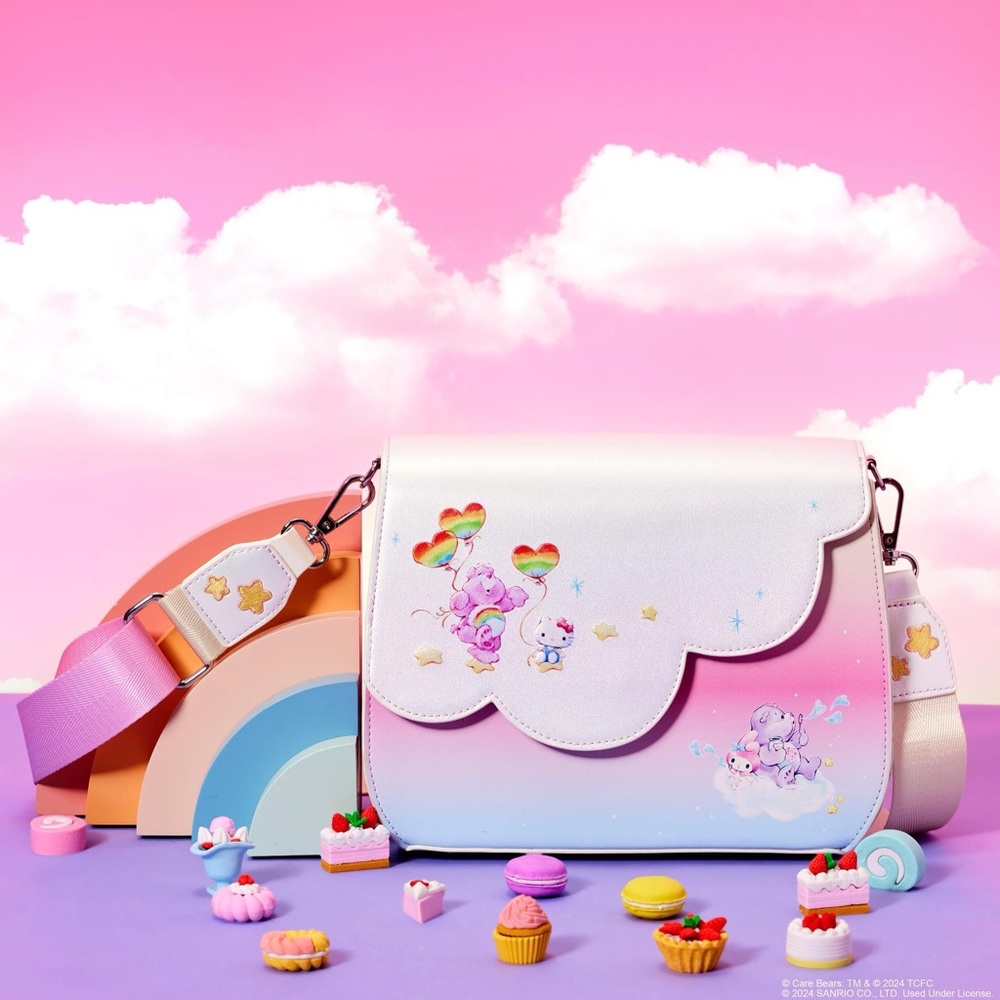 Care-a-Lot™ Crossbody Bag Loungefly® CareBears™ Sanrio® Hello Kitty & Friends®💼